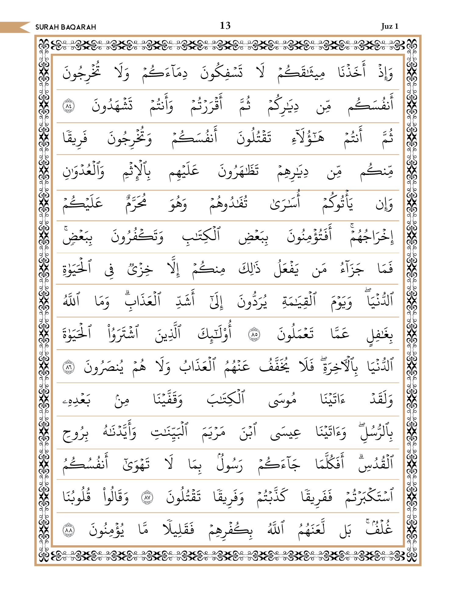 Quran Page 13